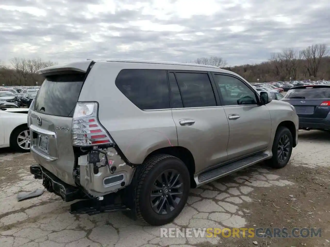 4 Фотография поврежденного автомобиля JTJAM7BX8N5316913 LEXUS GX 2022