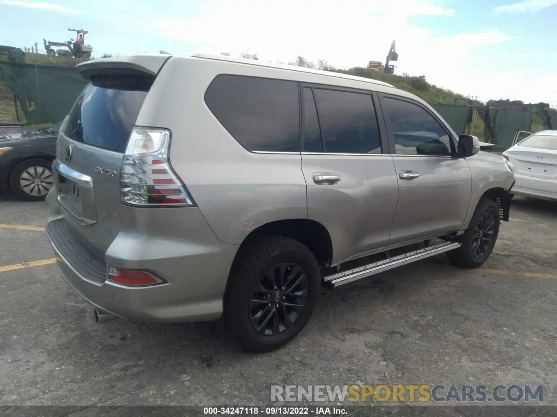 4 Фотография поврежденного автомобиля JTJAM7BX9N5318007 LEXUS GX 2022