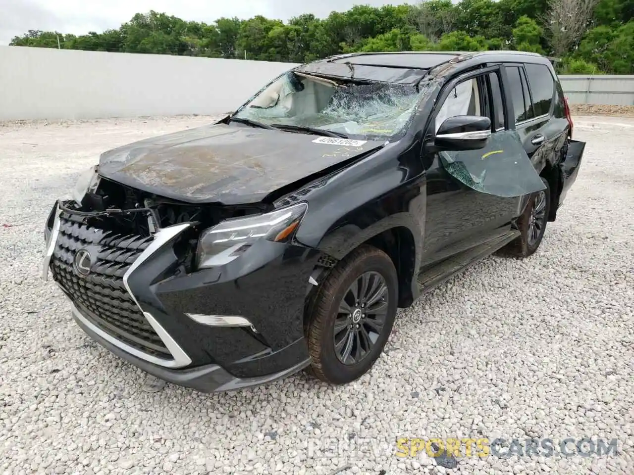 2 Photograph of a damaged car JTJAM7BXXN5317576 LEXUS GX 2022