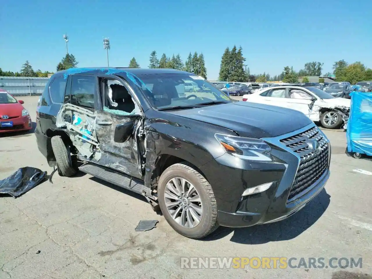 1 Photograph of a damaged car JTJGM7BX1N5307528 LEXUS GX 2022