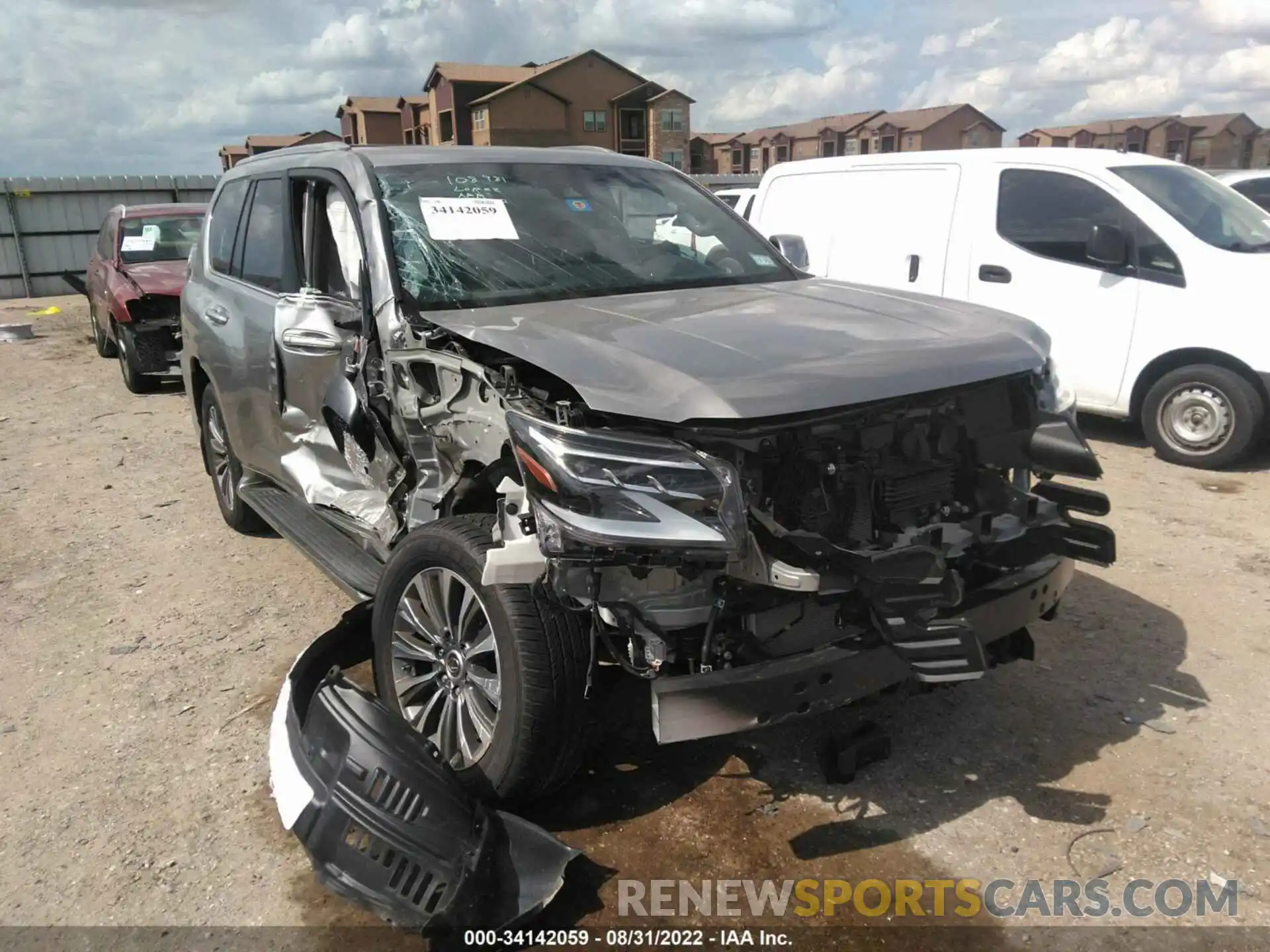 6 Photograph of a damaged car JTJGM7BX1N5312843 LEXUS GX 2022