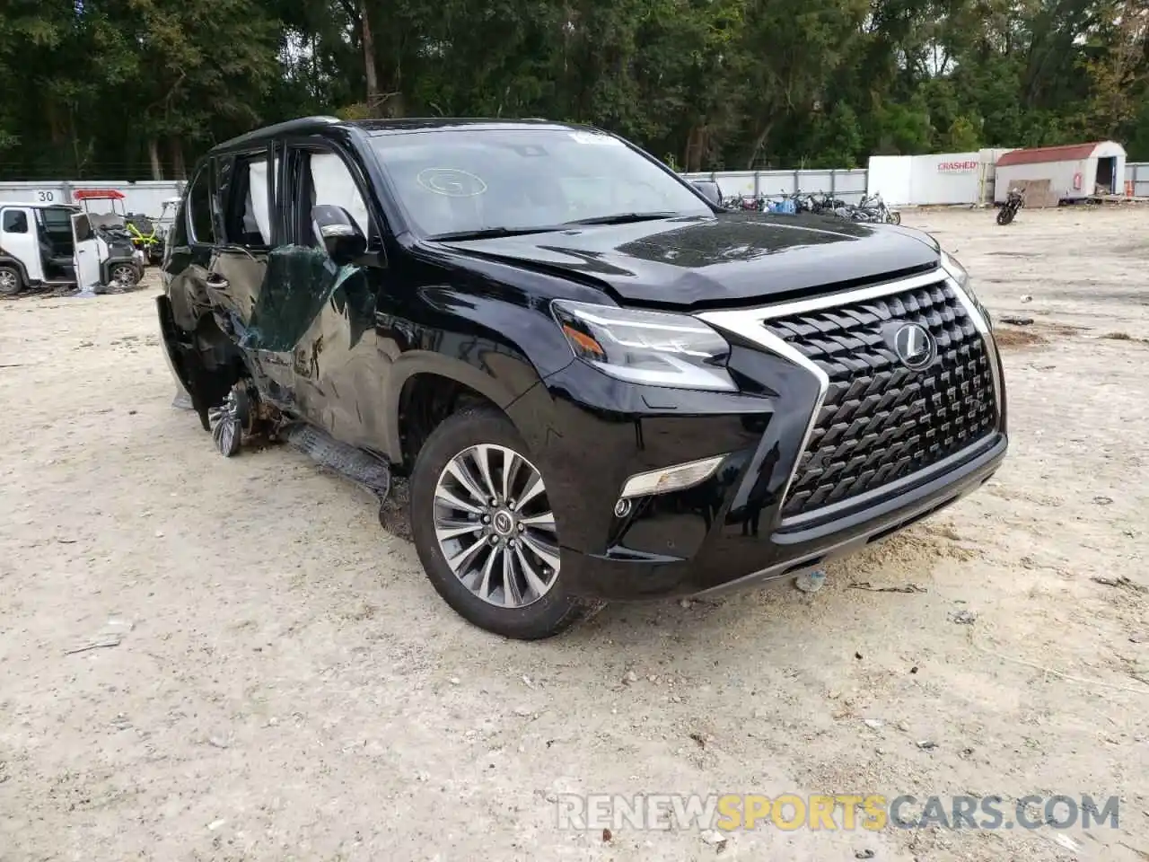 1 Photograph of a damaged car JTJGM7BX3N5305182 LEXUS GX 2022