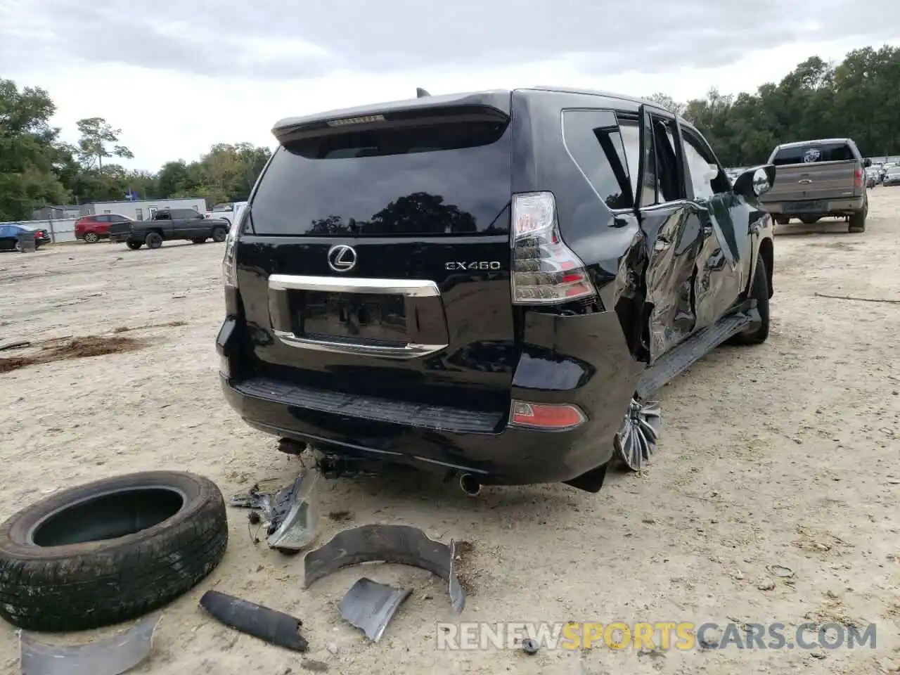 4 Photograph of a damaged car JTJGM7BX3N5305182 LEXUS GX 2022