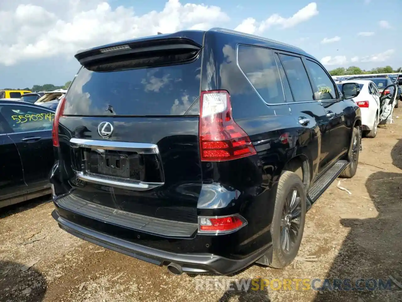 4 Photograph of a damaged car JTJGM7BX5N5308522 LEXUS GX 2022