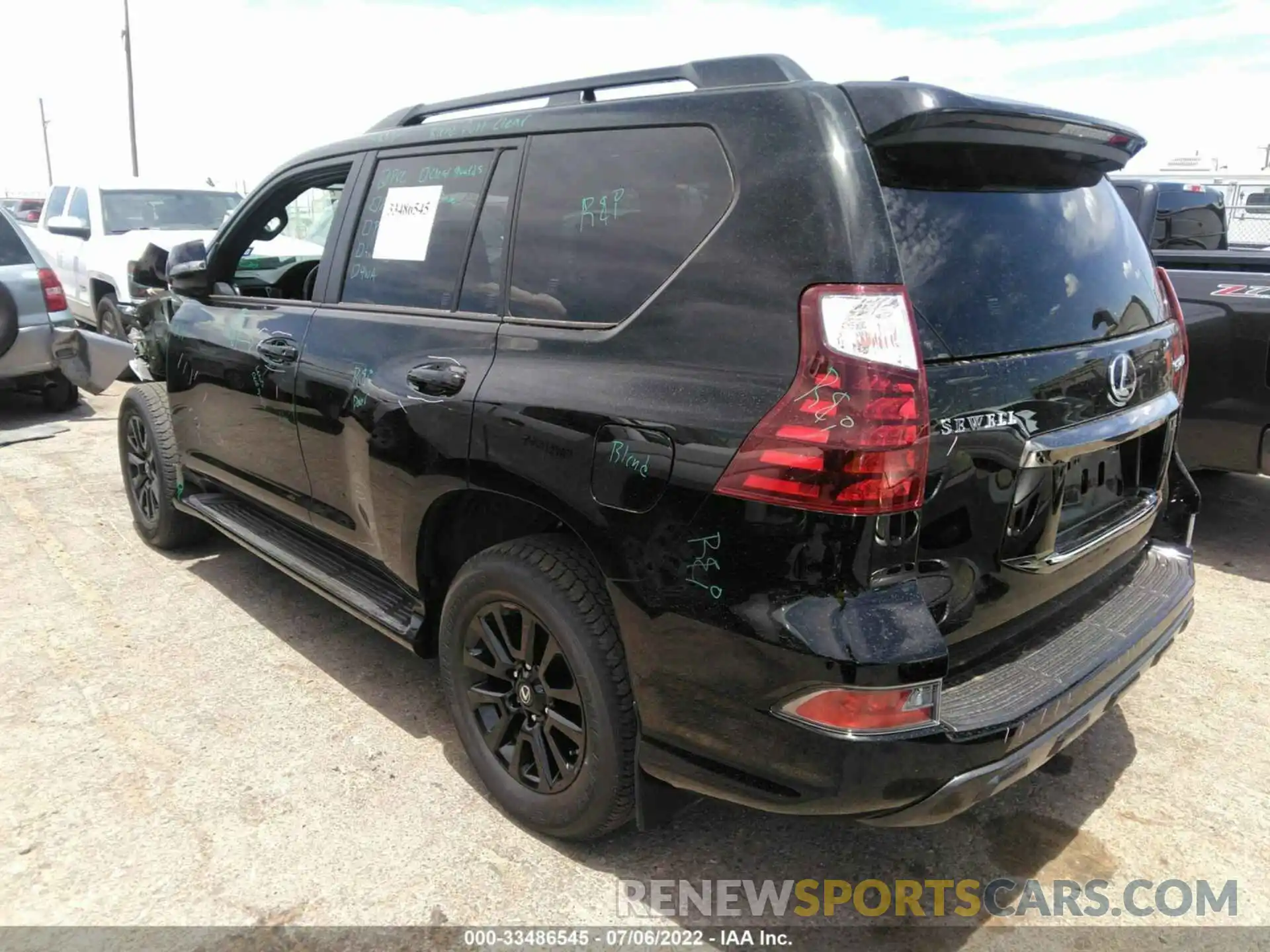 3 Photograph of a damaged car JTJKM7BX7N5307673 LEXUS GX 2022