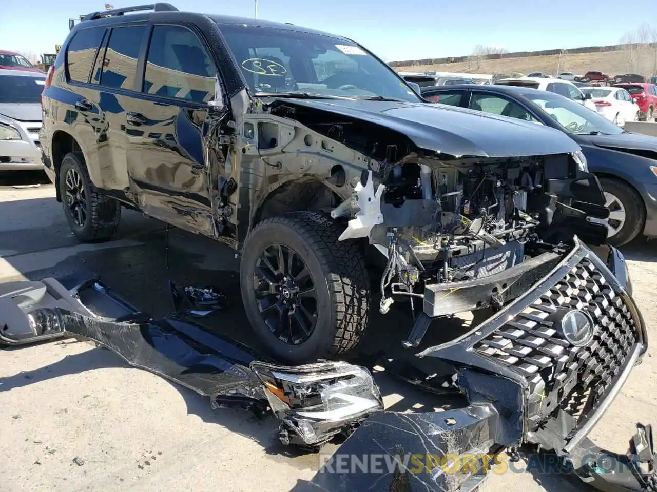 1 Photograph of a damaged car JTJKM7BXXN5305500 LEXUS GX 2022