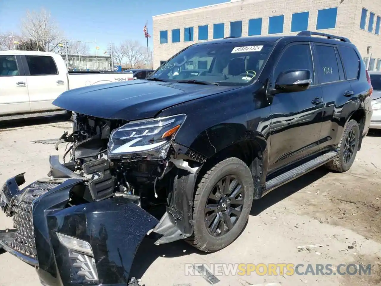 2 Photograph of a damaged car JTJKM7BXXN5305500 LEXUS GX 2022