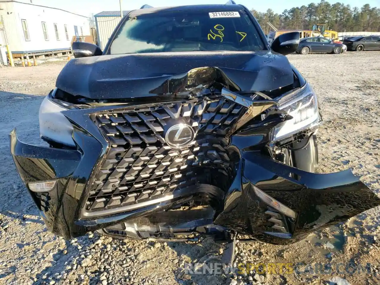 9 Photograph of a damaged car JTJKM7BXXN5310132 LEXUS GX 2022