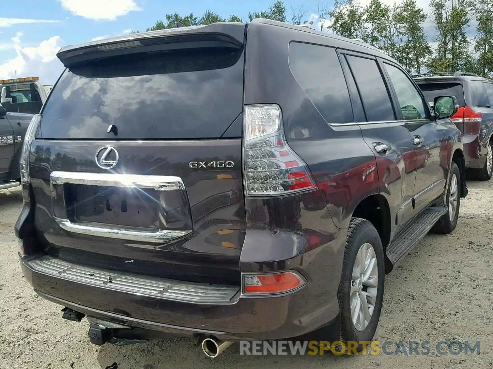 4 Photograph of a damaged car JTJBM7FX2K5218003 LEXUS GX 460 2019