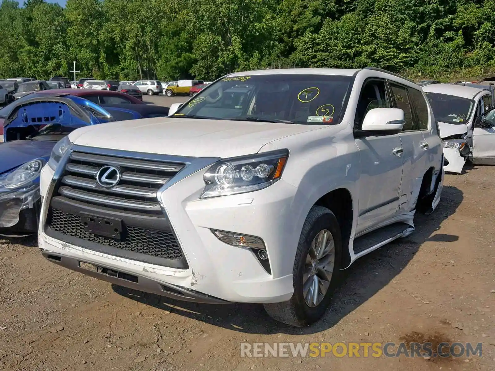 2 Photograph of a damaged car JTJBM7FX3K5226899 LEXUS GX 460 2019