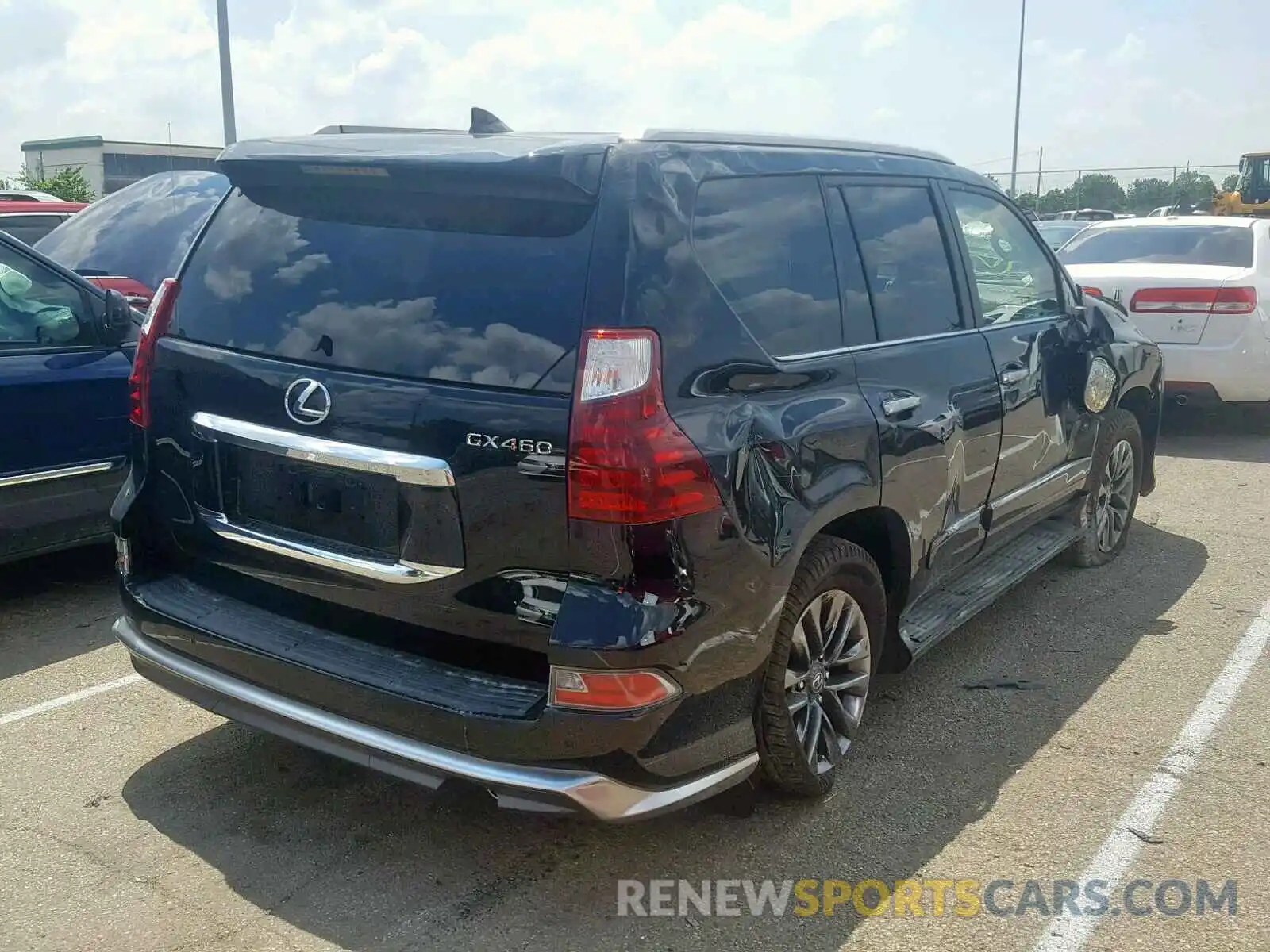 4 Photograph of a damaged car JTJBM7FX7K5217672 LEXUS GX 460 2019