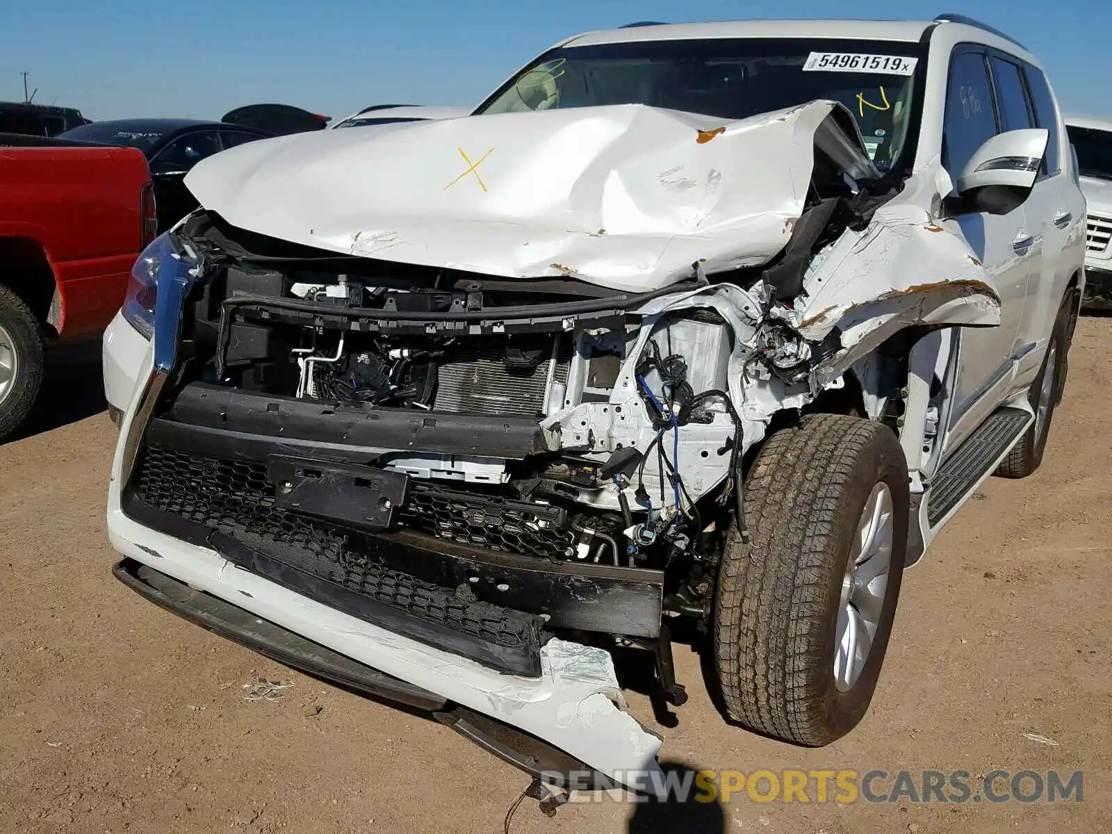 9 Фотография поврежденного автомобиля JTJBM7FX7K5222919 LEXUS GX 460 2019