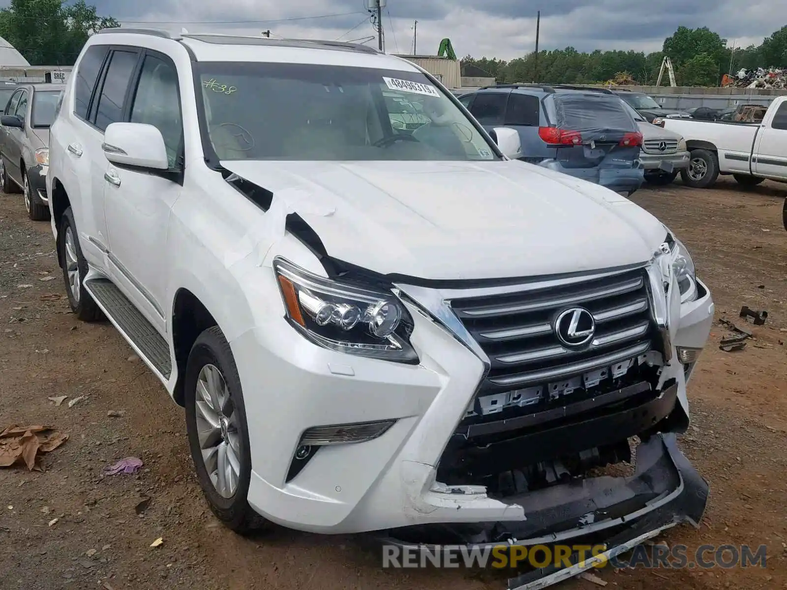 1 Photograph of a damaged car JTJBM7FX7K5228638 LEXUS GX 460 2019