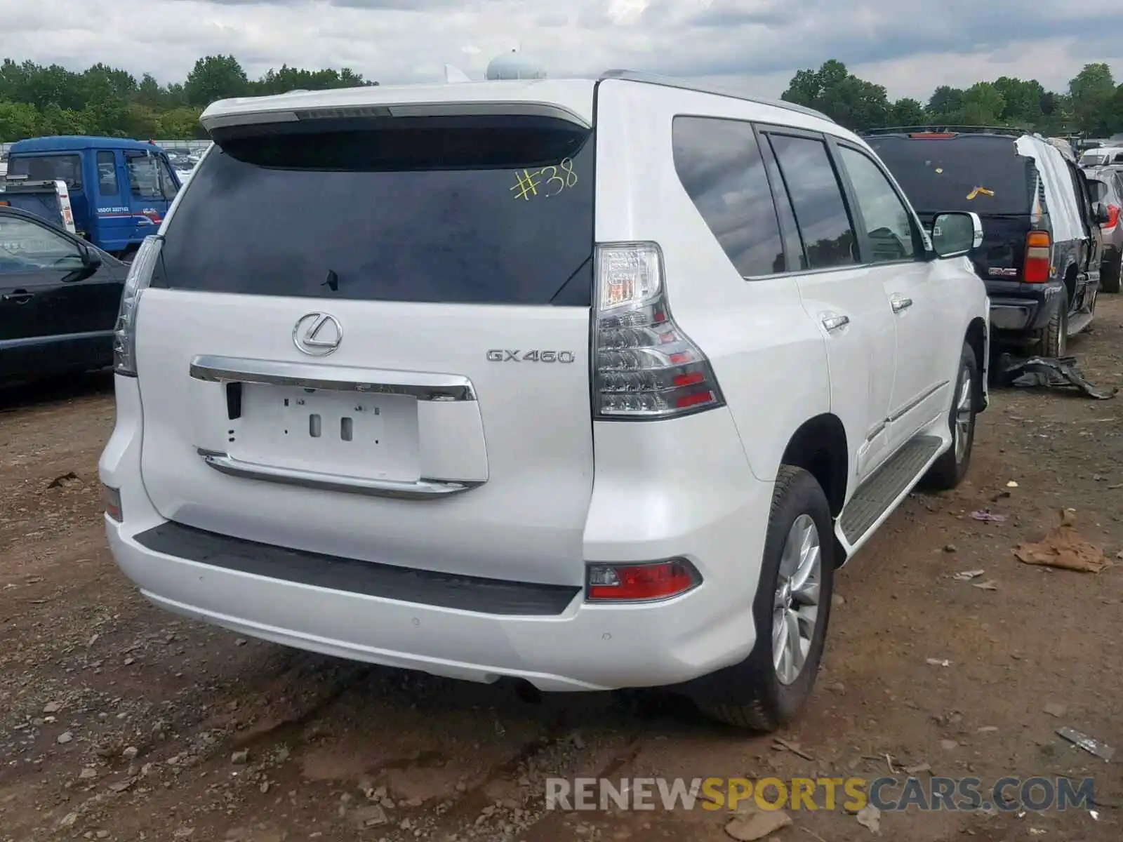 4 Фотография поврежденного автомобиля JTJBM7FX7K5228638 LEXUS GX 460 2019