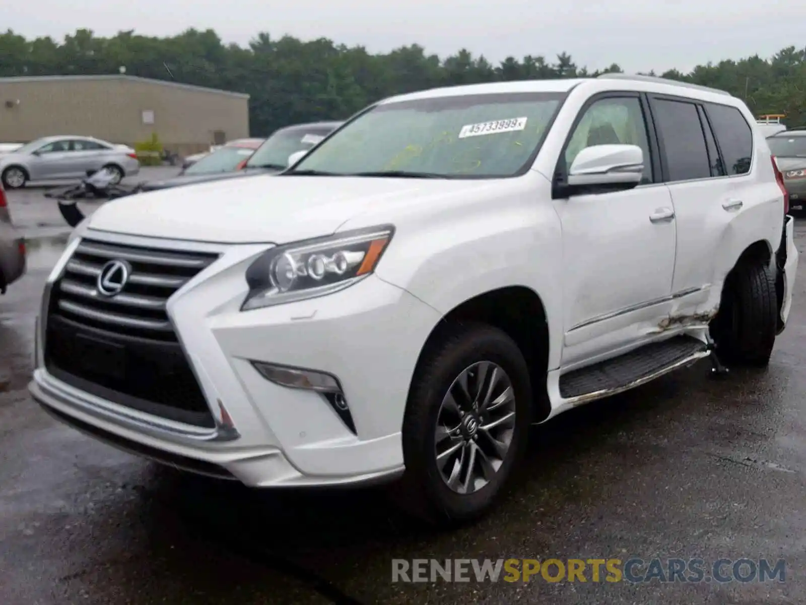 2 Photograph of a damaged car JTJJM7FX7K5211351 LEXUS GX 460 2019