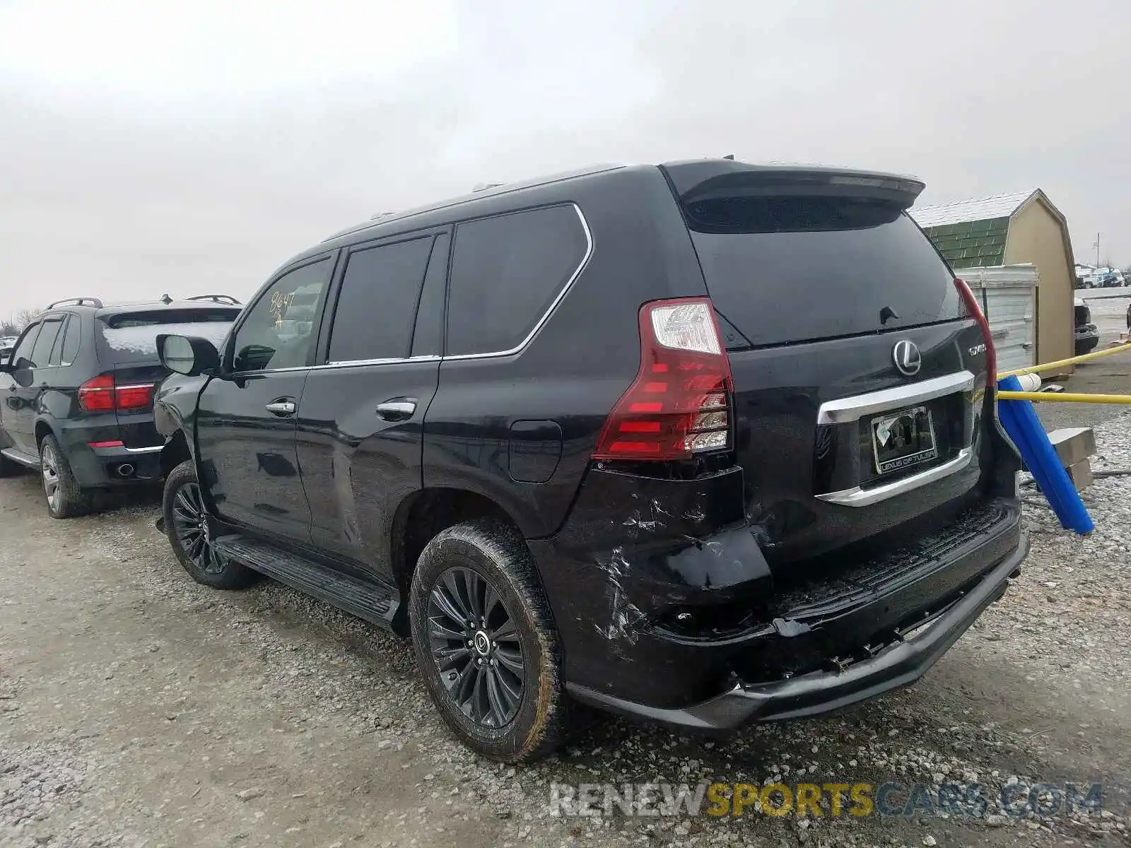 3 Фотография поврежденного автомобиля JTJGM7BX1L5248056 LEXUS GX 460 LUX 2020