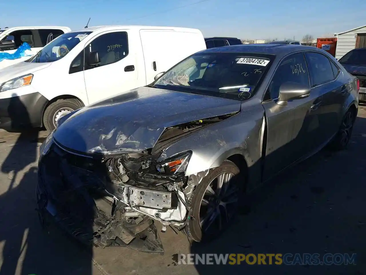 2 Photograph of a damaged car JTHBA1D20K5084168 LEXUS IS 2019