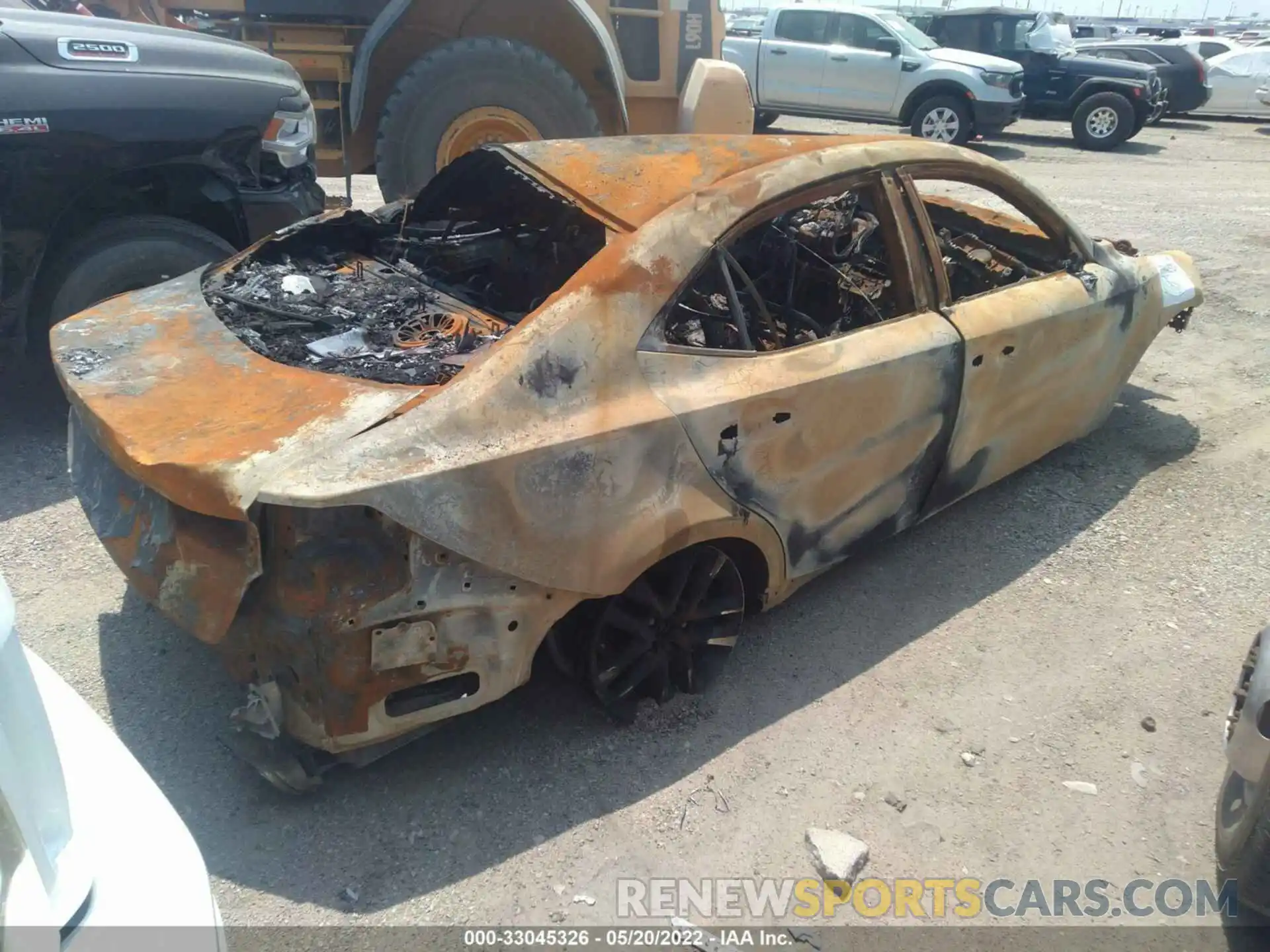 4 Photograph of a damaged car JTHBA1D20K5084252 LEXUS IS 2019