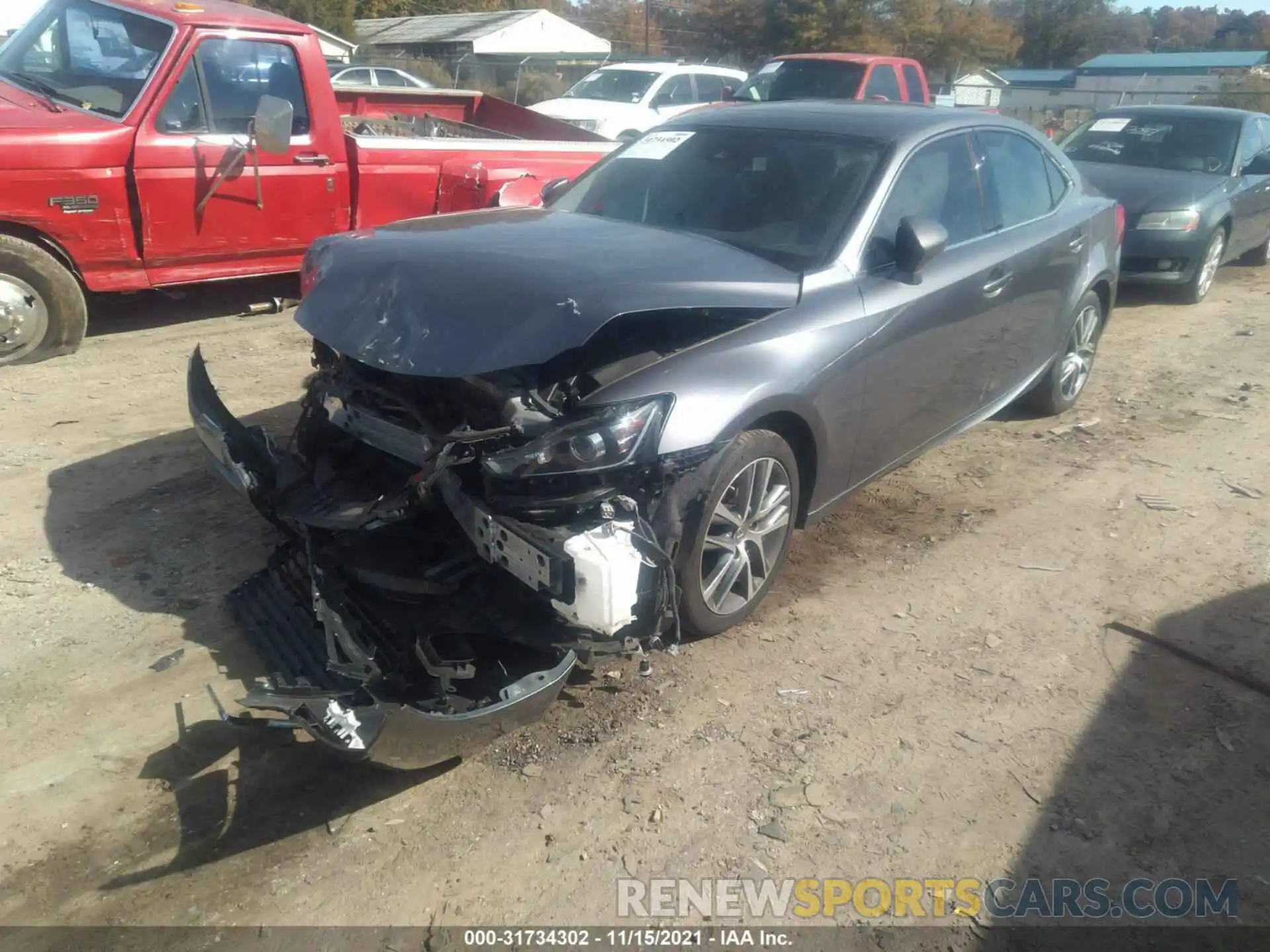 2 Photograph of a damaged car JTHBA1D20K5084493 LEXUS IS 2019