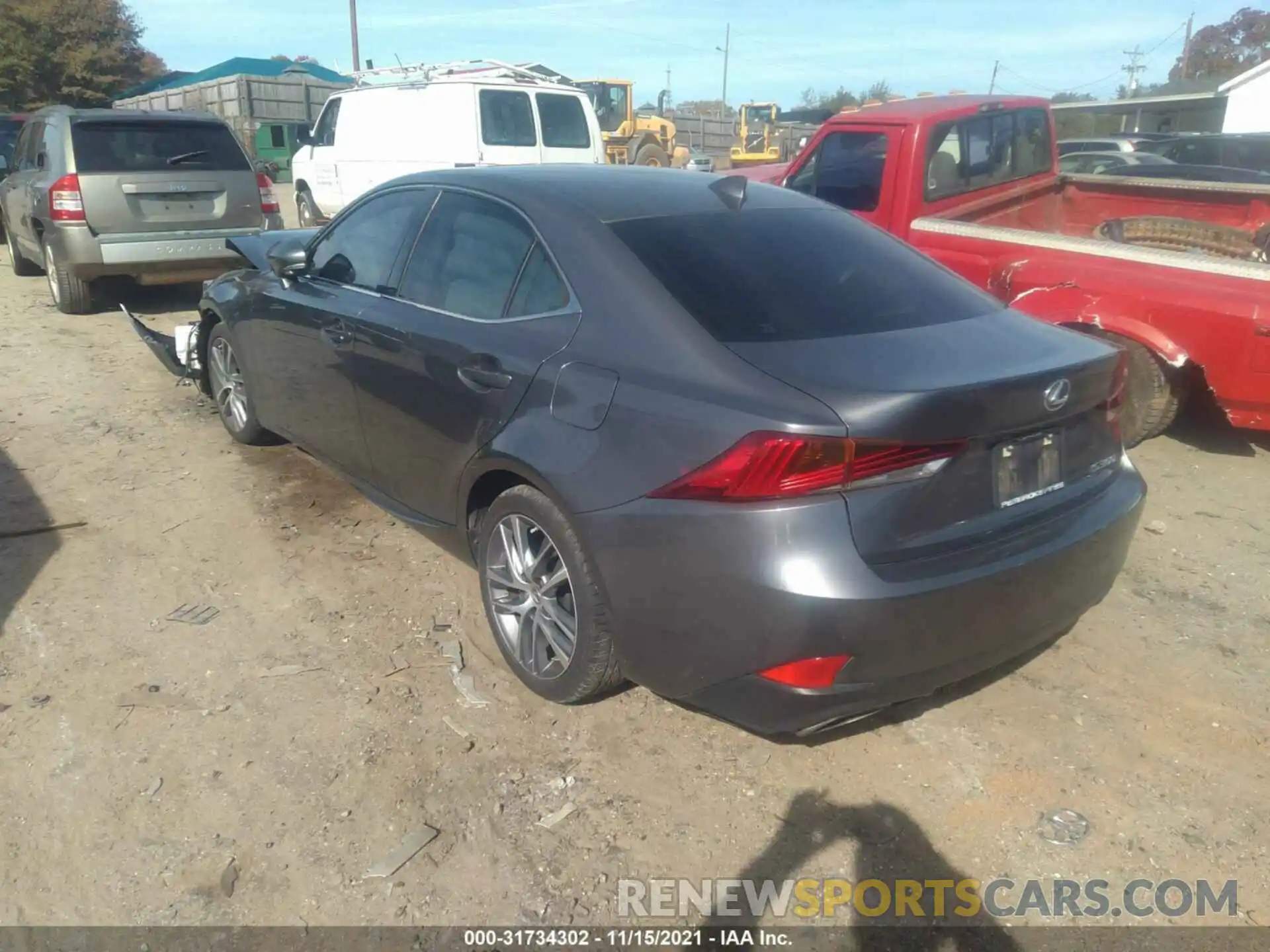 3 Photograph of a damaged car JTHBA1D20K5084493 LEXUS IS 2019