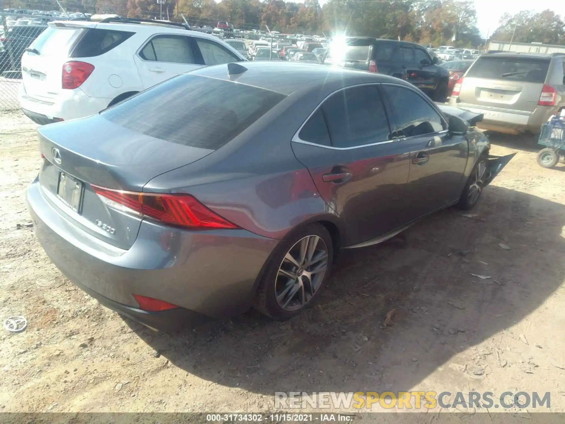 4 Photograph of a damaged car JTHBA1D20K5084493 LEXUS IS 2019