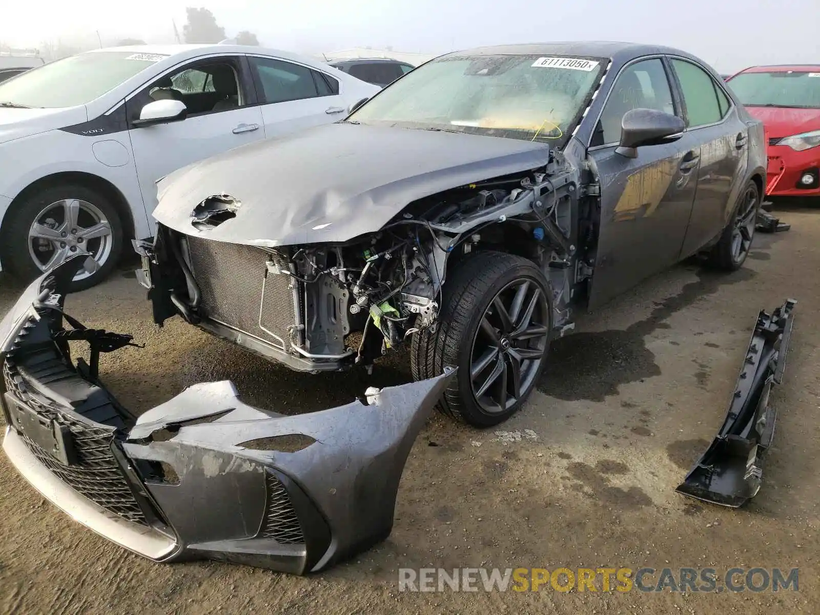 2 Photograph of a damaged car JTHBA1D20K5086910 LEXUS IS 2019