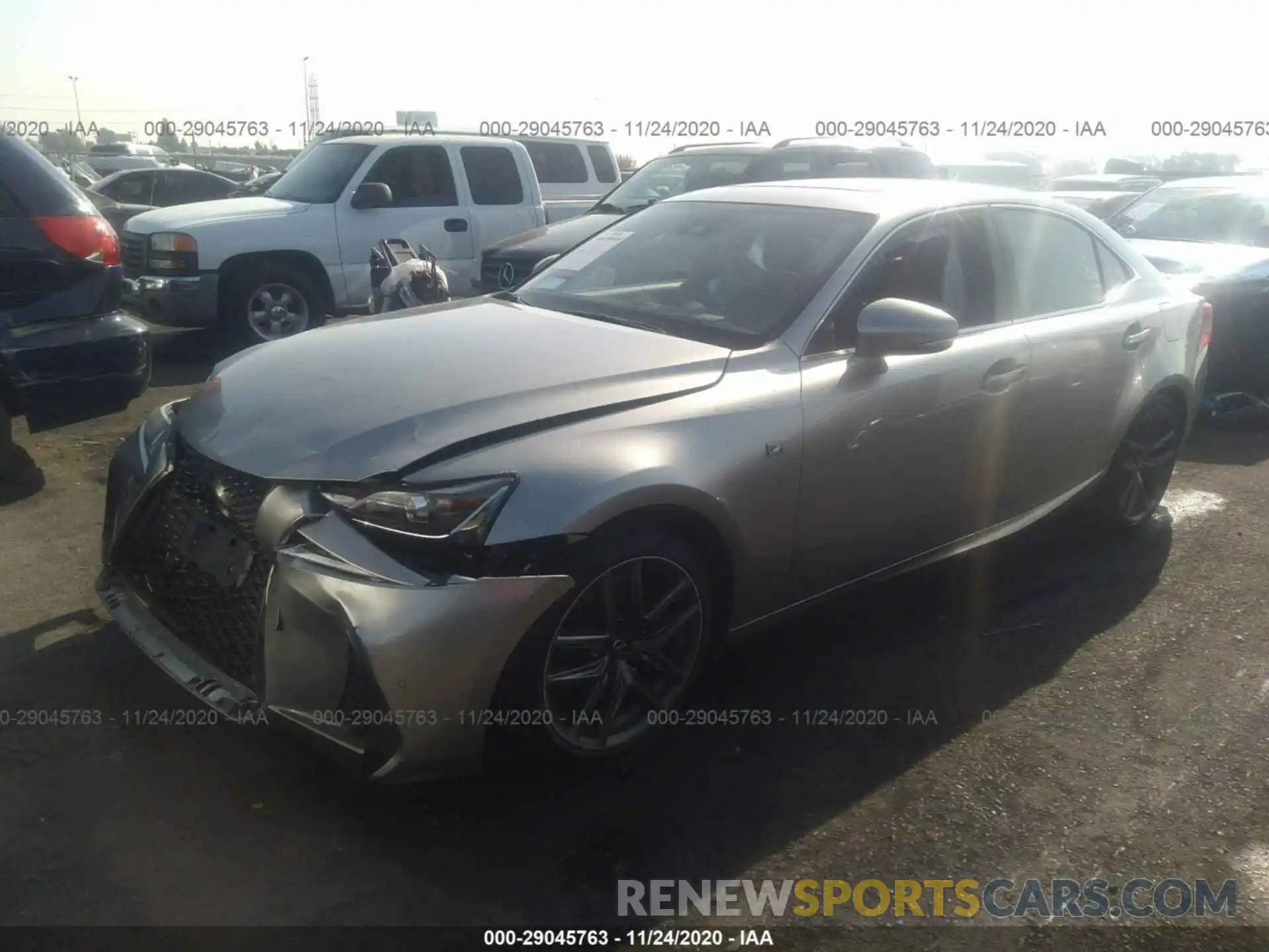 2 Photograph of a damaged car JTHBA1D20K5087104 LEXUS IS 2019