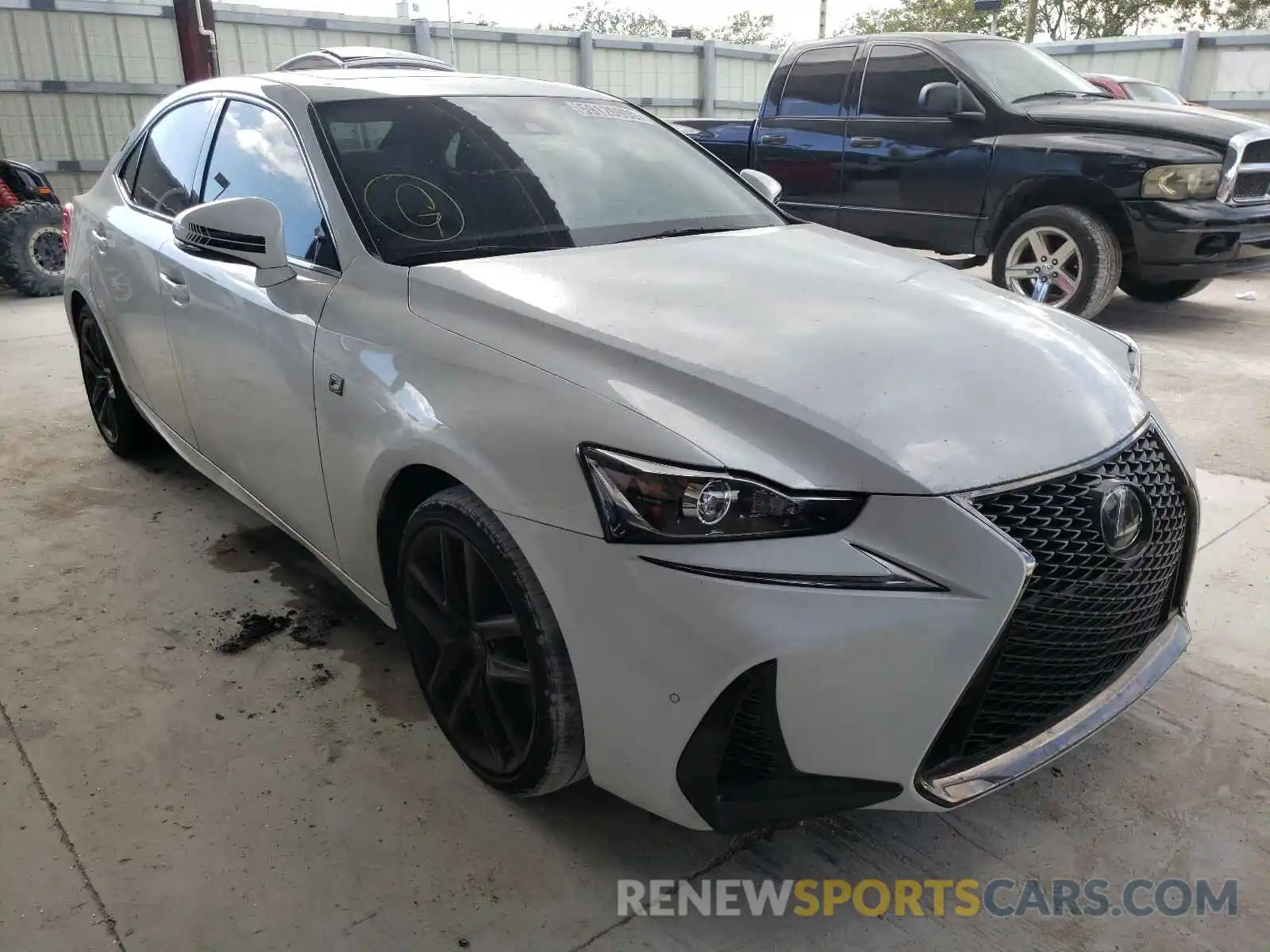 1 Photograph of a damaged car JTHBA1D20K5088639 LEXUS IS 2019