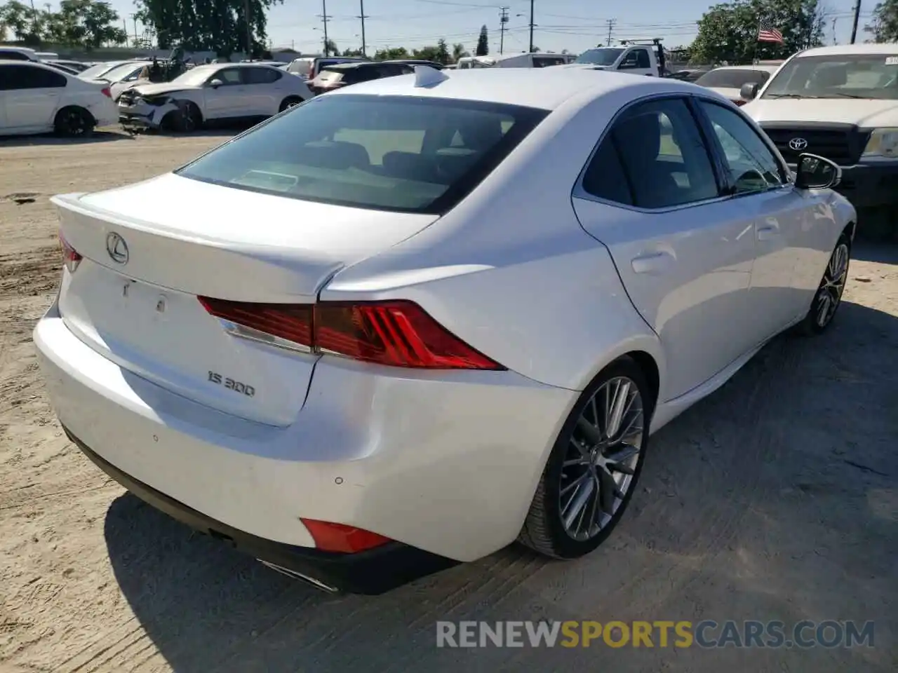 4 Photograph of a damaged car JTHBA1D20K5089256 LEXUS IS 2019