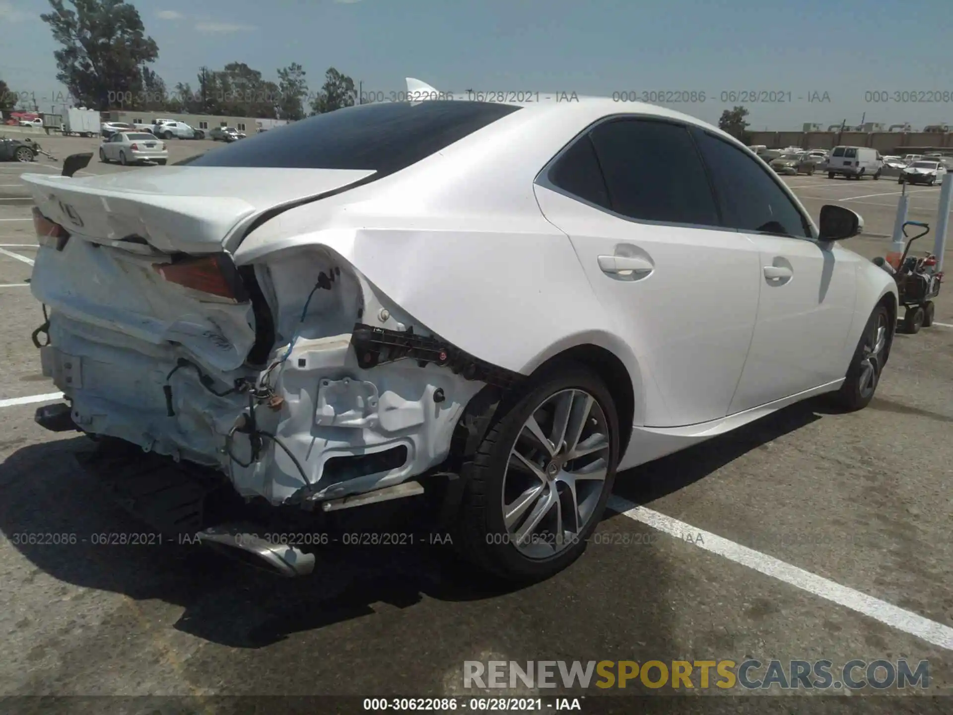 4 Photograph of a damaged car JTHBA1D20K5089418 LEXUS IS 2019