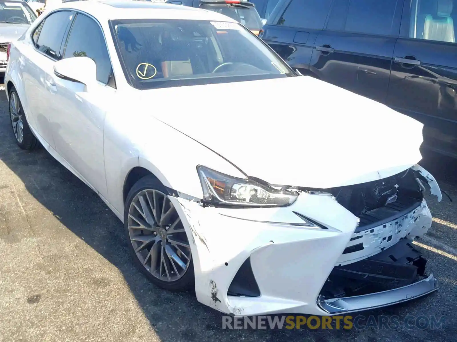 1 Photograph of a damaged car JTHBA1D20K5090116 LEXUS IS 2019