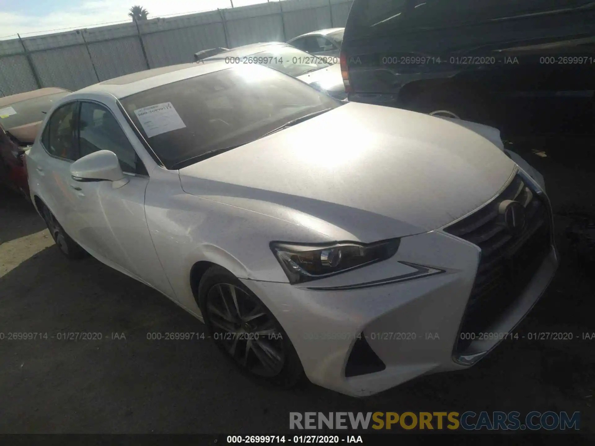 1 Photograph of a damaged car JTHBA1D20K5090634 LEXUS IS 2019