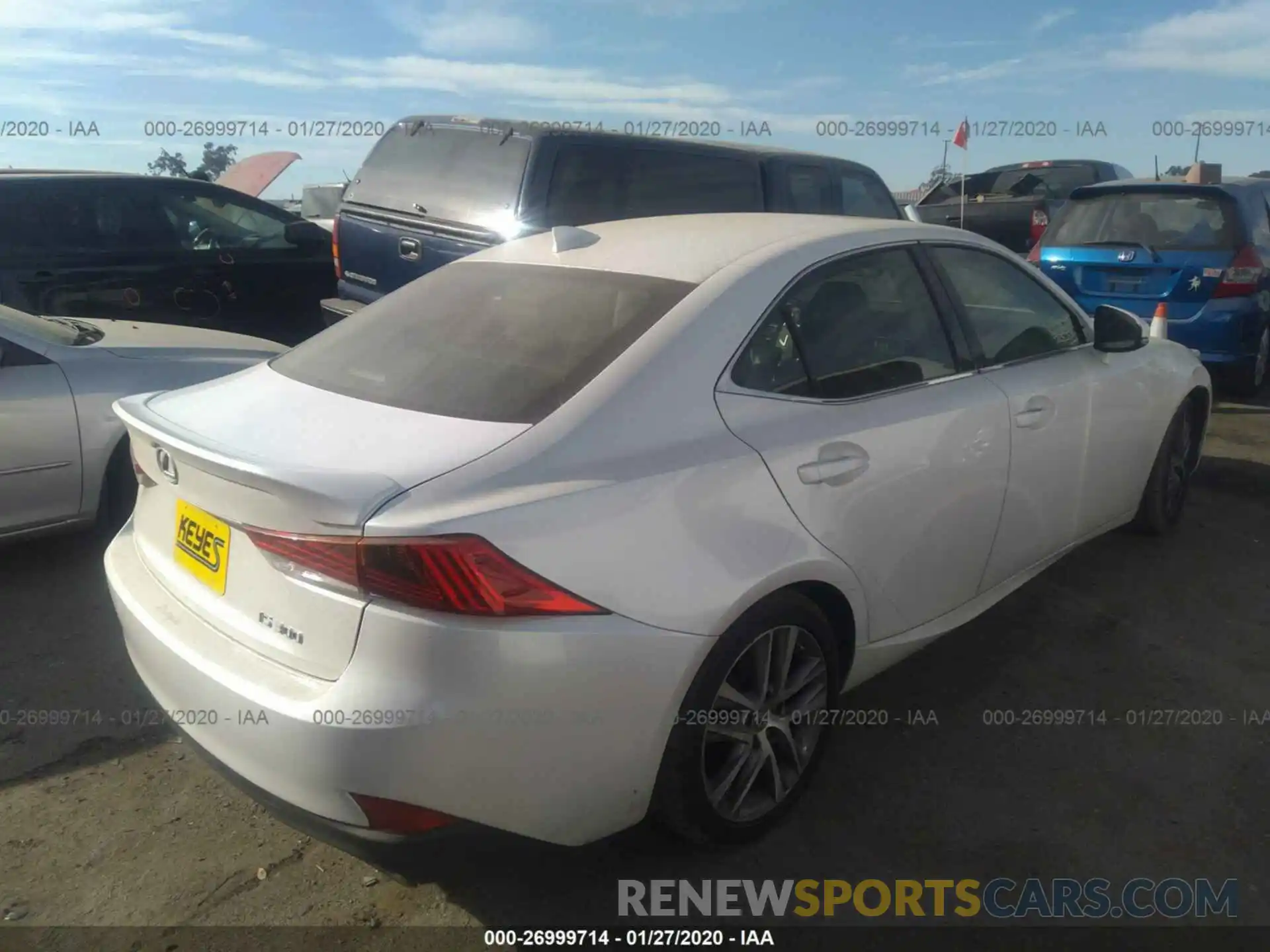 4 Фотография поврежденного автомобиля JTHBA1D20K5090634 LEXUS IS 2019