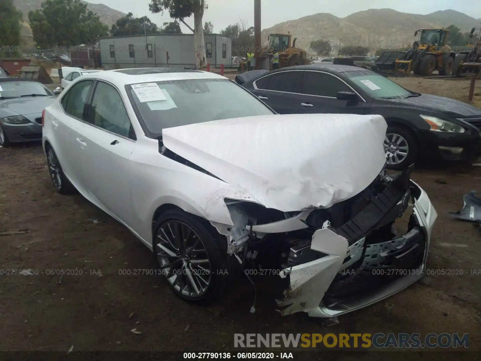 1 Photograph of a damaged car JTHBA1D20K5090729 LEXUS IS 2019