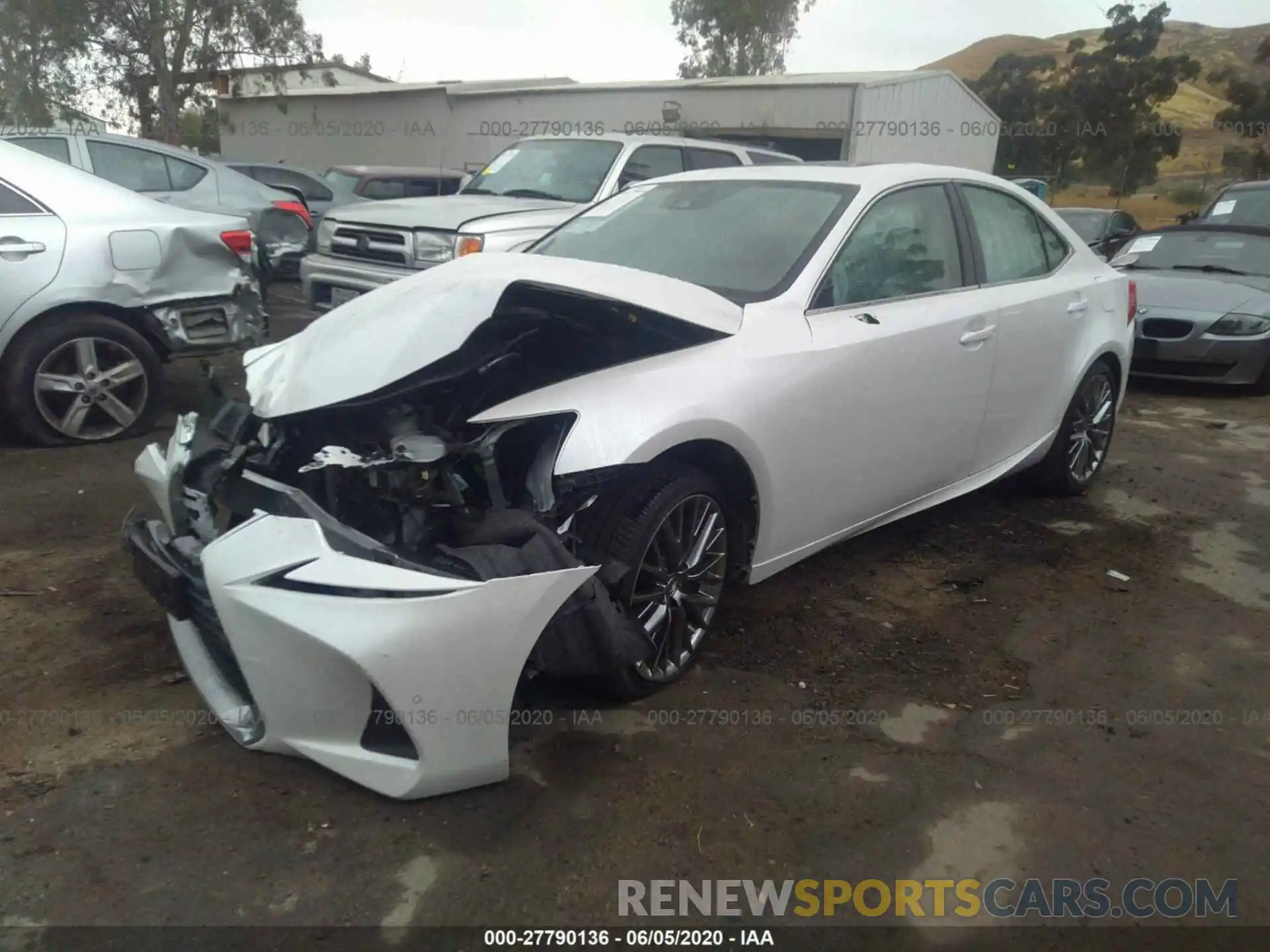 2 Photograph of a damaged car JTHBA1D20K5090729 LEXUS IS 2019