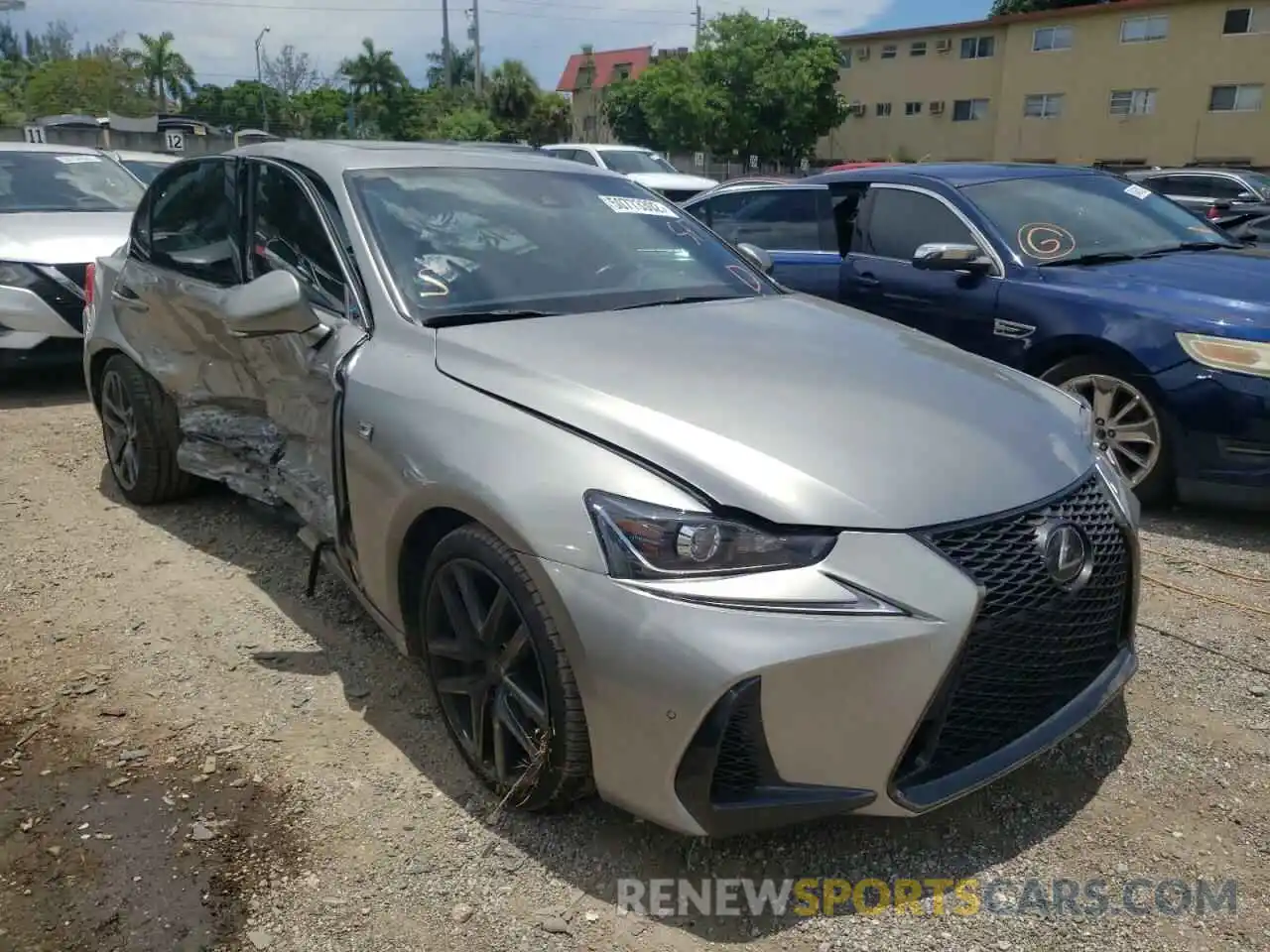 1 Photograph of a damaged car JTHBA1D20K5090875 LEXUS IS 2019