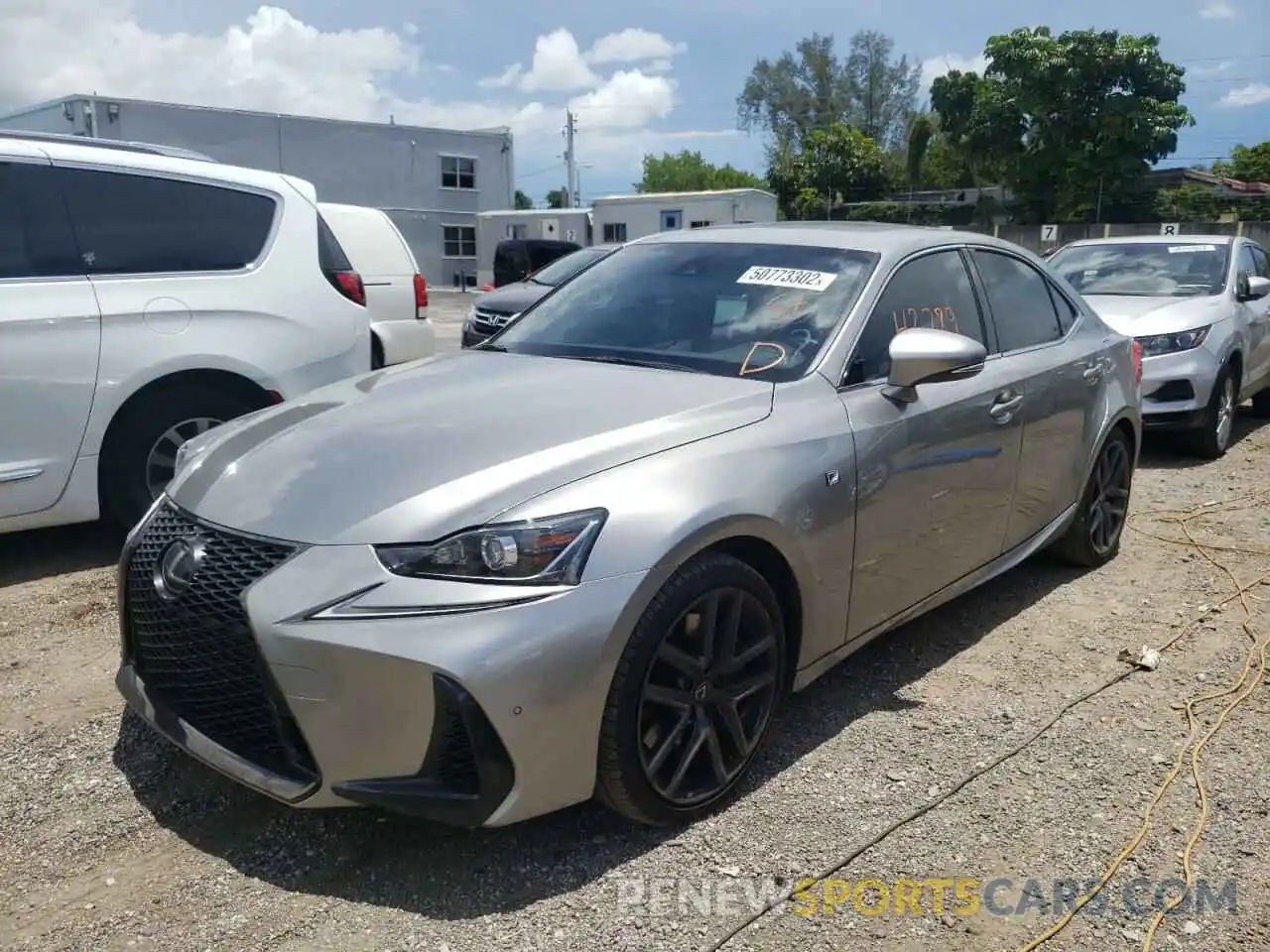 2 Photograph of a damaged car JTHBA1D20K5090875 LEXUS IS 2019