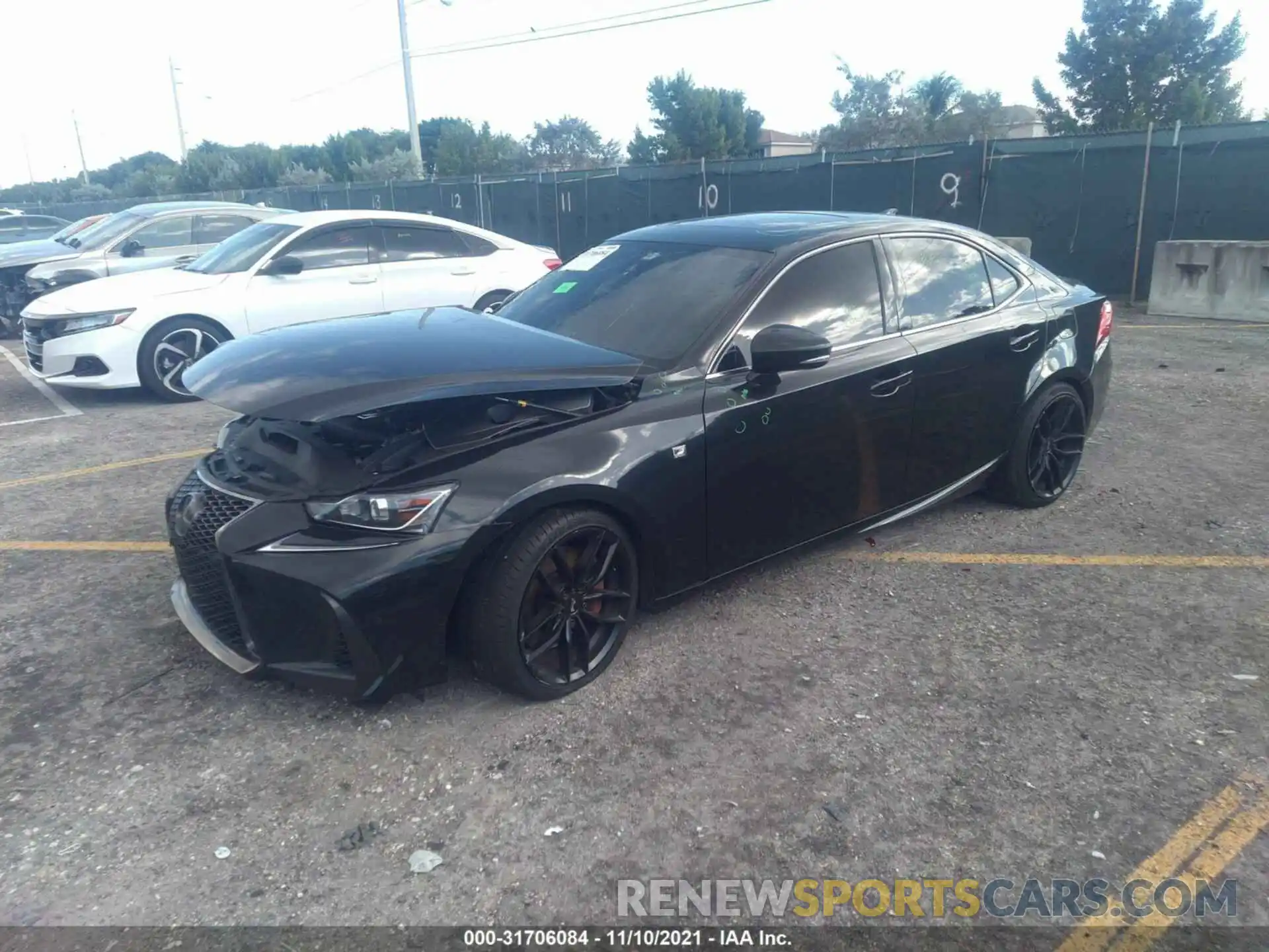 2 Photograph of a damaged car JTHBA1D20K5092075 LEXUS IS 2019