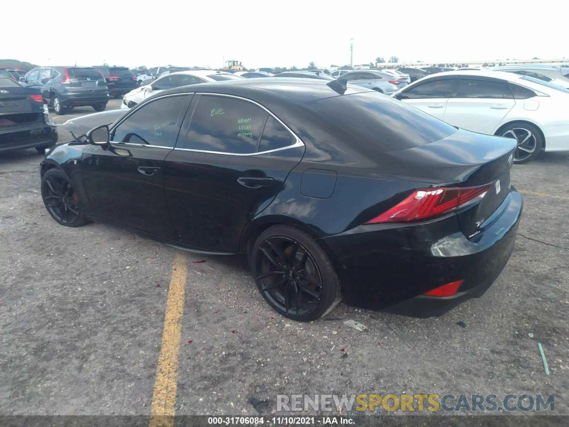 3 Photograph of a damaged car JTHBA1D20K5092075 LEXUS IS 2019