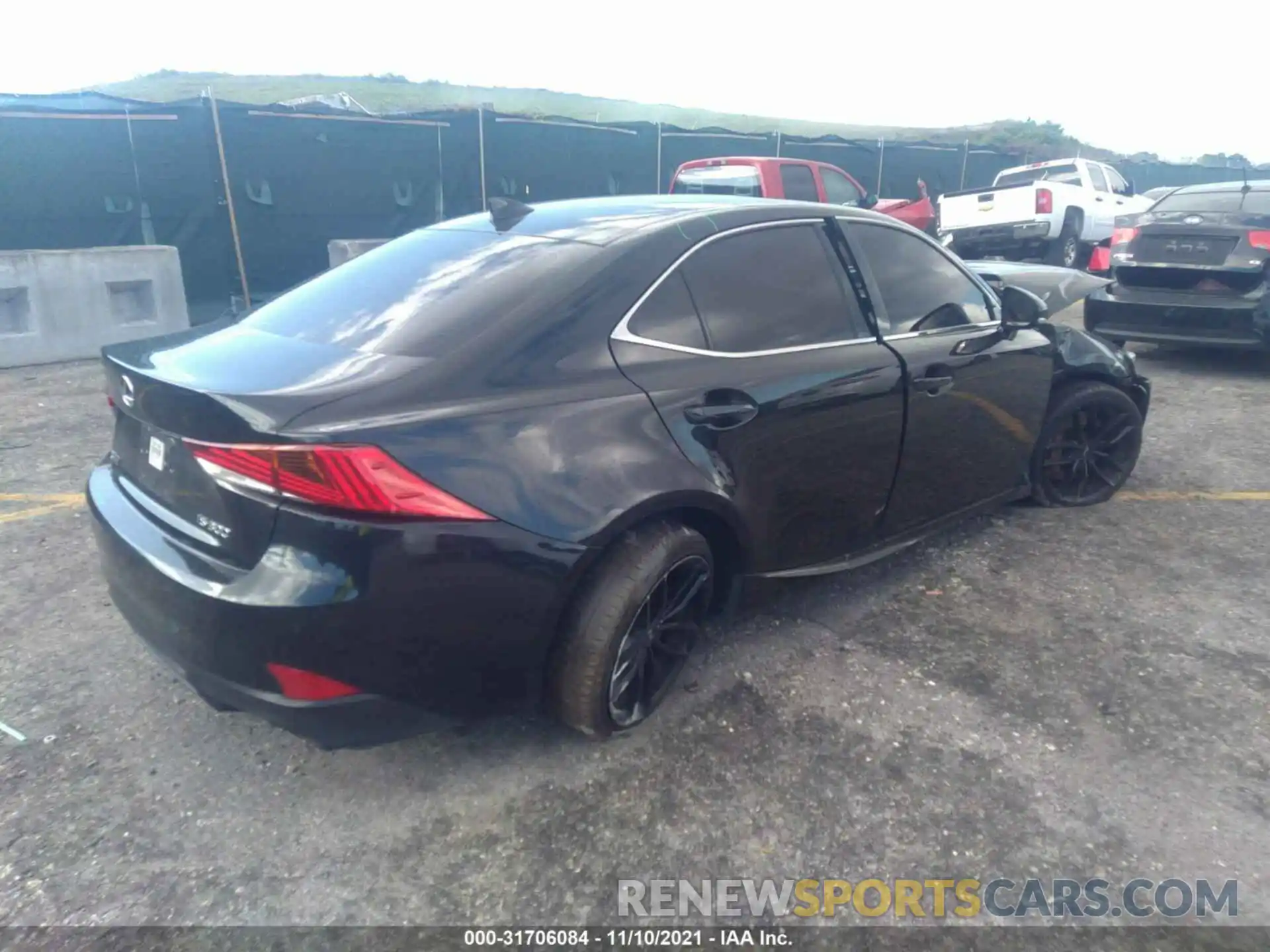 4 Photograph of a damaged car JTHBA1D20K5092075 LEXUS IS 2019