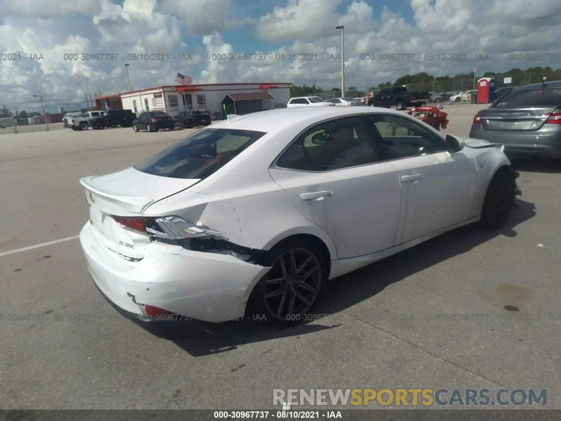 4 Photograph of a damaged car JTHBA1D20K5092500 LEXUS IS 2019