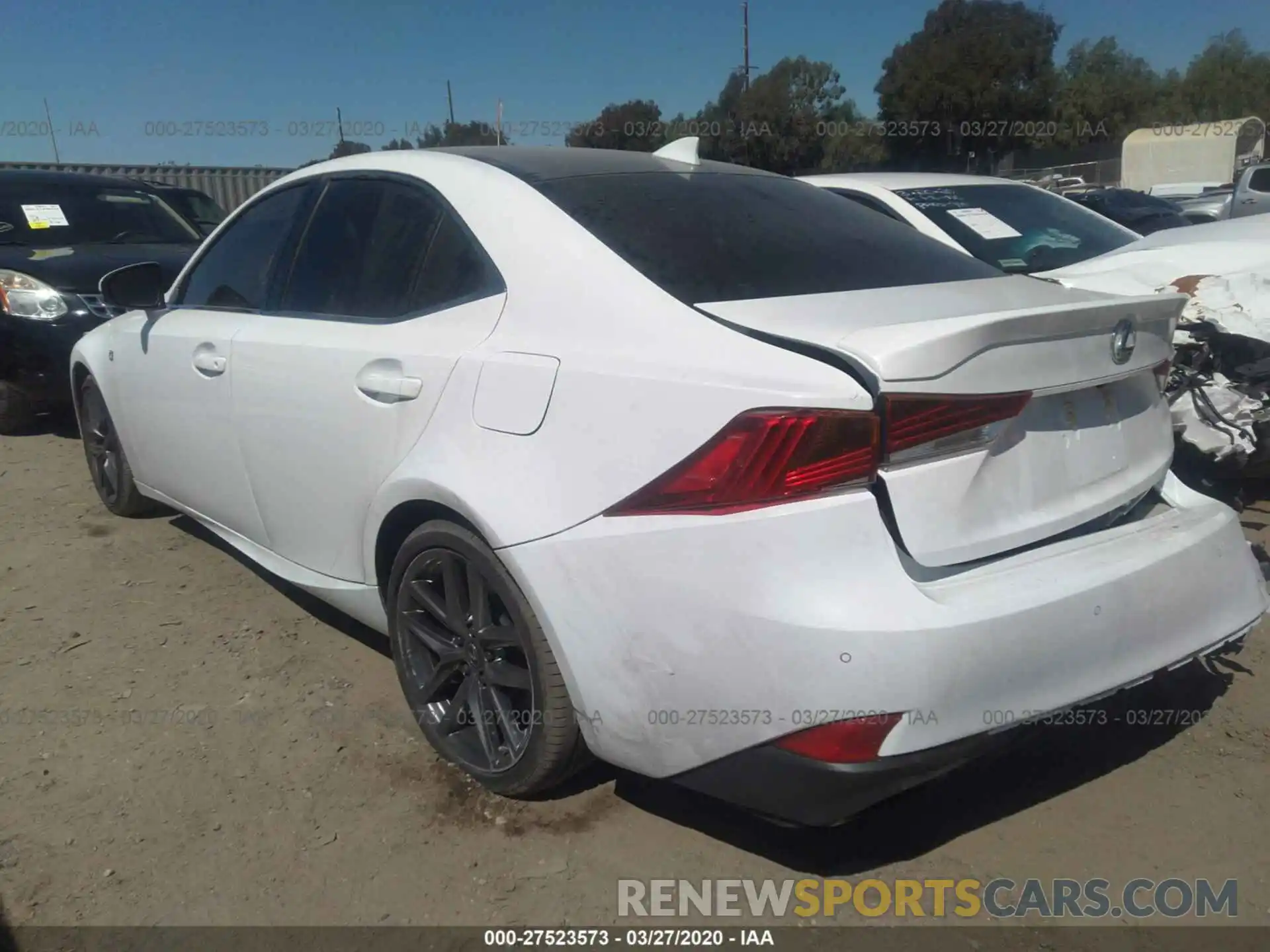 3 Photograph of a damaged car JTHBA1D20K5093887 LEXUS IS 2019