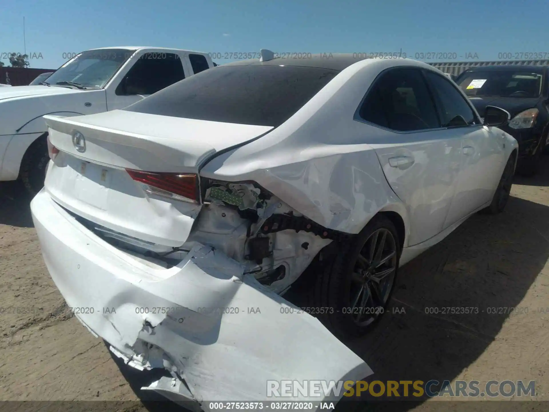 4 Photograph of a damaged car JTHBA1D20K5093887 LEXUS IS 2019