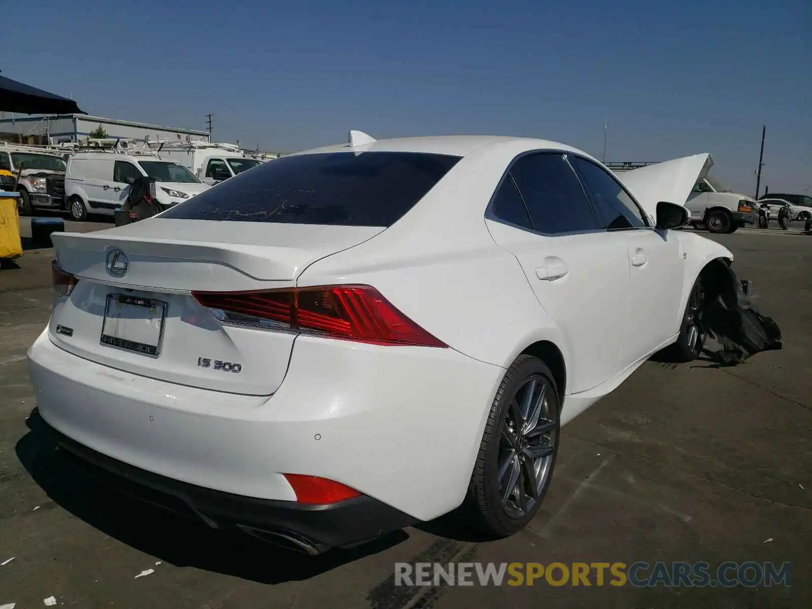 4 Photograph of a damaged car JTHBA1D20K5093954 LEXUS IS 2019