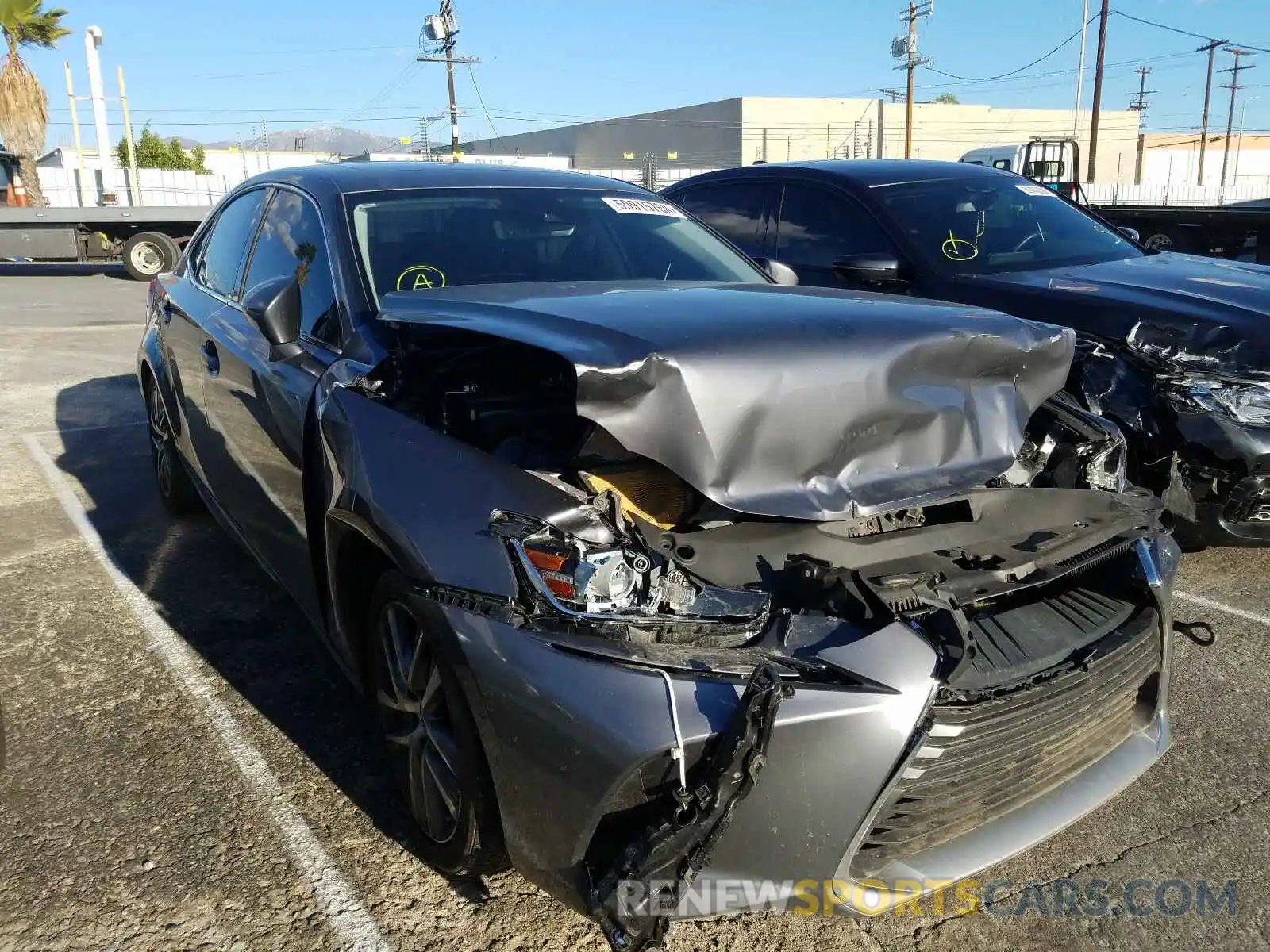 1 Photograph of a damaged car JTHBA1D20K5094876 LEXUS IS 2019