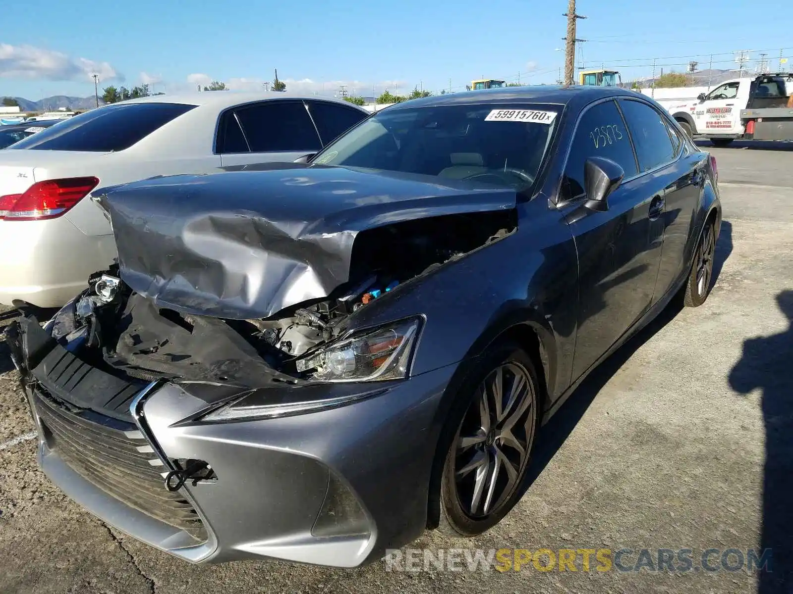 2 Photograph of a damaged car JTHBA1D20K5094876 LEXUS IS 2019