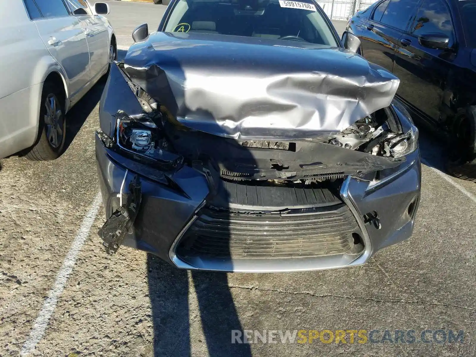 9 Photograph of a damaged car JTHBA1D20K5094876 LEXUS IS 2019