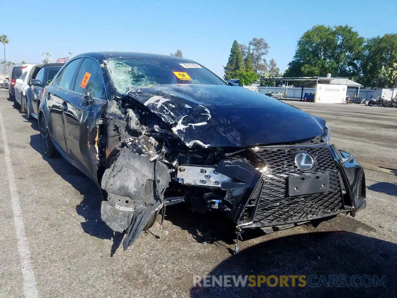 1 Photograph of a damaged car JTHBA1D20K5095249 LEXUS IS 2019