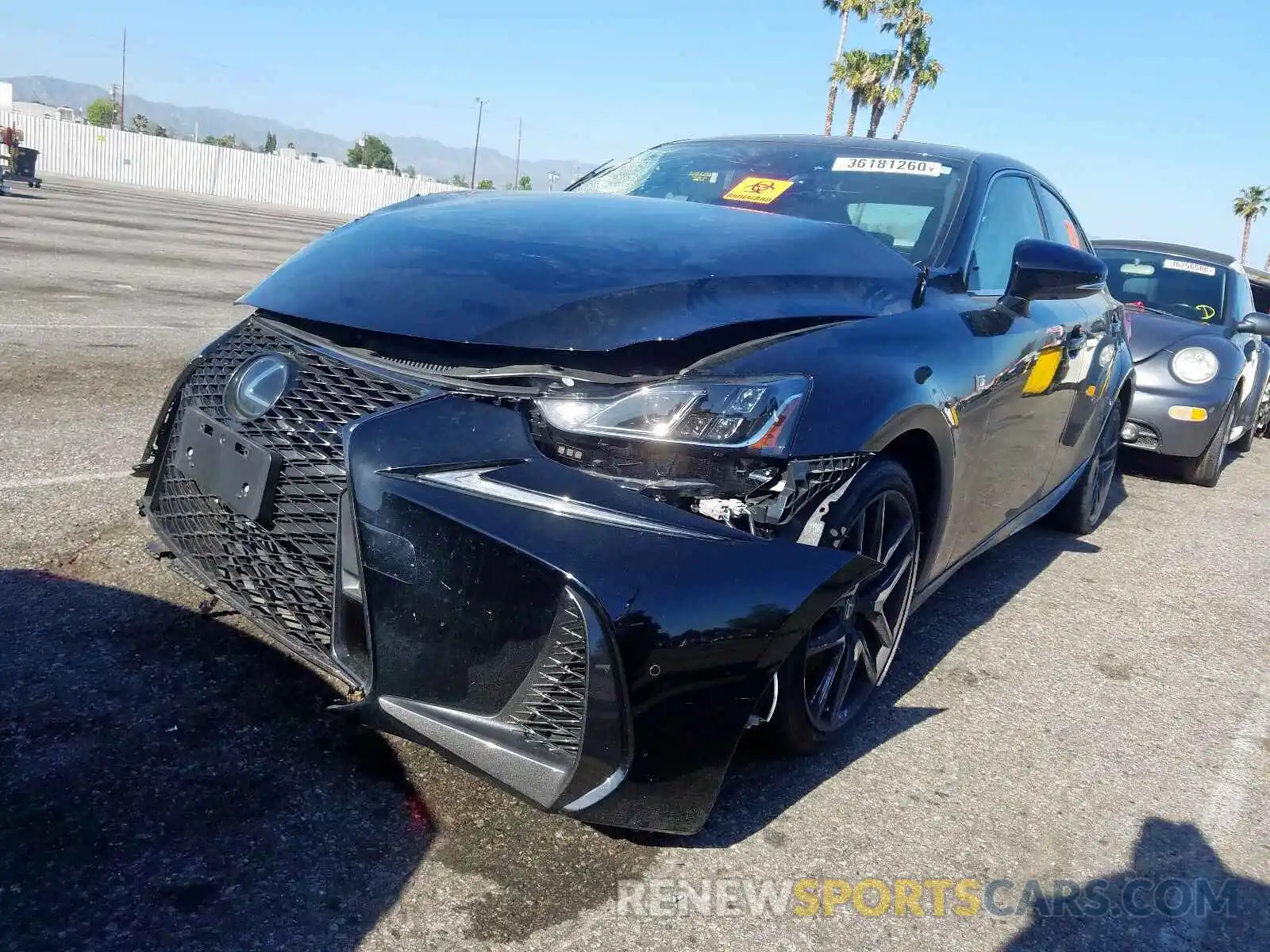 2 Photograph of a damaged car JTHBA1D20K5095249 LEXUS IS 2019