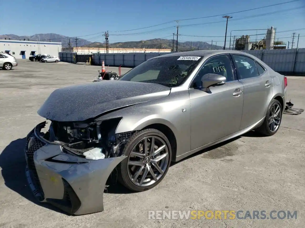 2 Photograph of a damaged car JTHBA1D20K5096921 LEXUS IS 2019